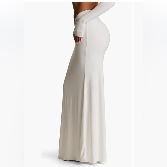 Naked Wardrobe White Ring Detail Cutout Skirt Set - Picture 6 of 7